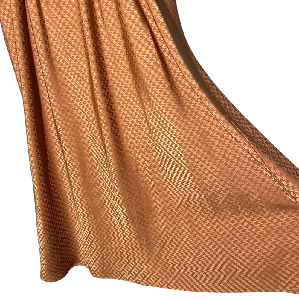 Torrid Shiny Brown Lace-Trim Slip Dress - Picture 6 of 7